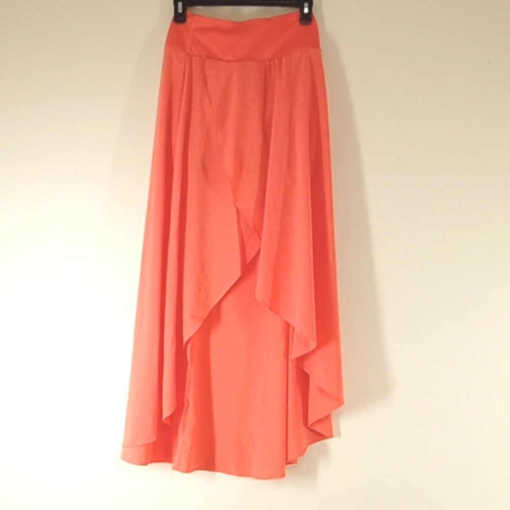 HALARA THAT TIKTOK BRAND Women SKIRT EXTRA SMALL XS New Long Orange New